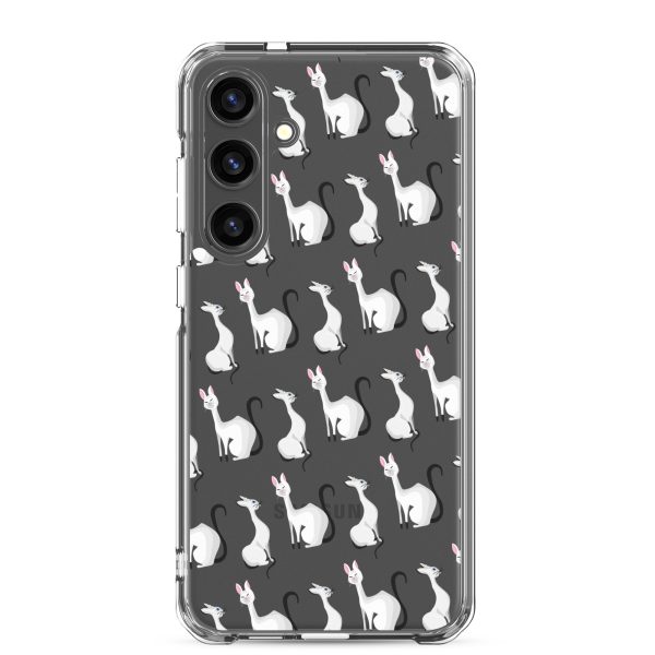 Classy Cats Samsung Clear Case
