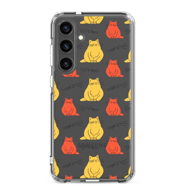 clear-case-for-samsung-samsung-galaxy-s24-plus-case-on-phone-6a1e7c8ddb733.jpg Abstract Colorful Cats Samsung Clear Case