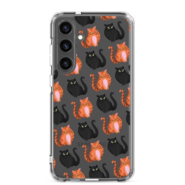 Cute Cat Samsung Clear Case