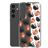 Cute Cat Samsung Clear Case