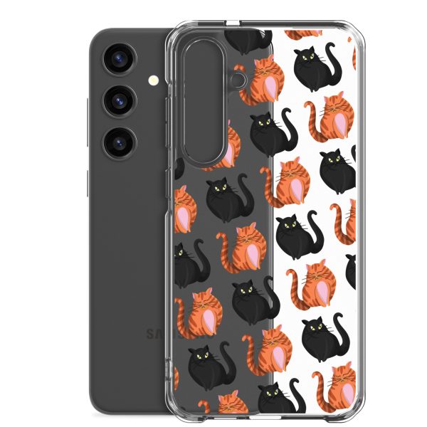 Cute Cat Samsung Clear Case