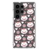 Cat Flowers and Hearts Samsung Clear Case