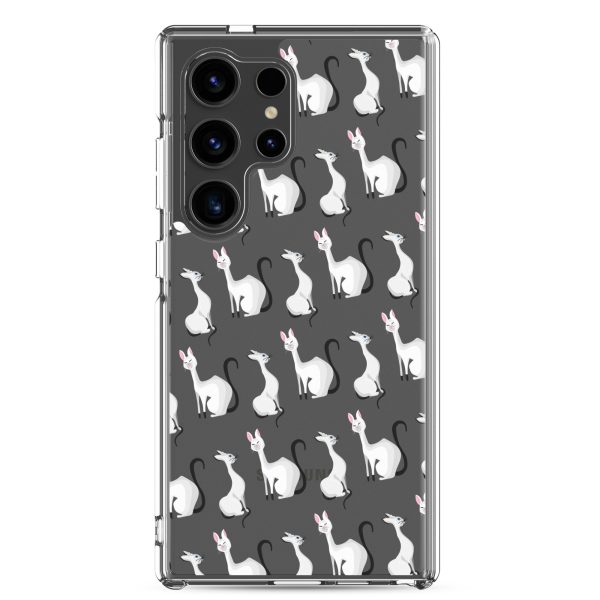 Classy Cats Samsung Clear Case