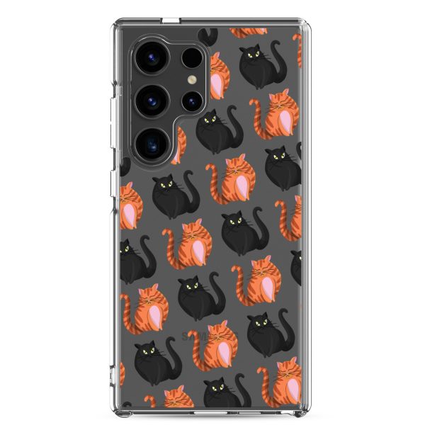 Cute Cat Samsung Clear Case