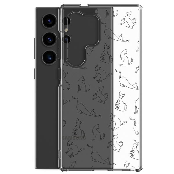 clear-case-for-samsung-samsung-galaxy-s24-ultra-case-with-phone-6a1e7a85c3649.jpg Cat Outline Samsung Clear Case
