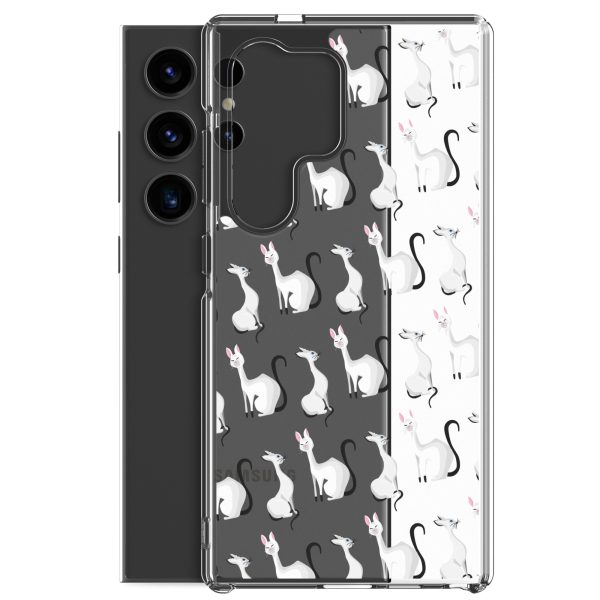 Classy Cats Samsung Clear Case