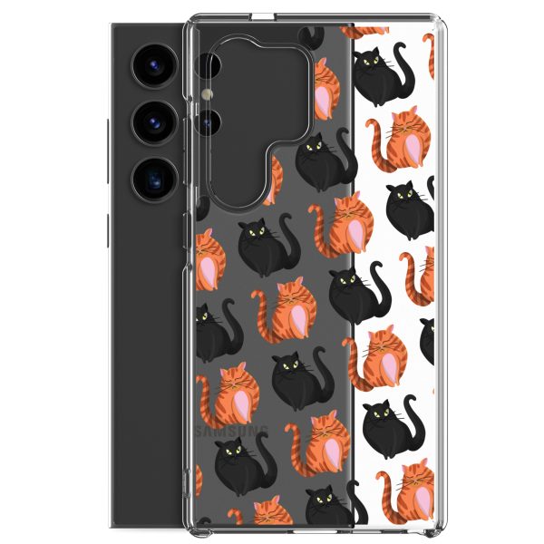 Cute Cat Samsung Clear Case