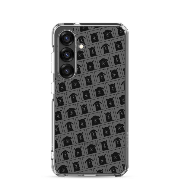 clear-case-for-samsung-samsung-galaxy-s25-case-on-phone-6a1e767cad0a0.jpg Black Dogs Samsung Clear Case