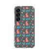 Cat Silhouettes Samsung Clear Case