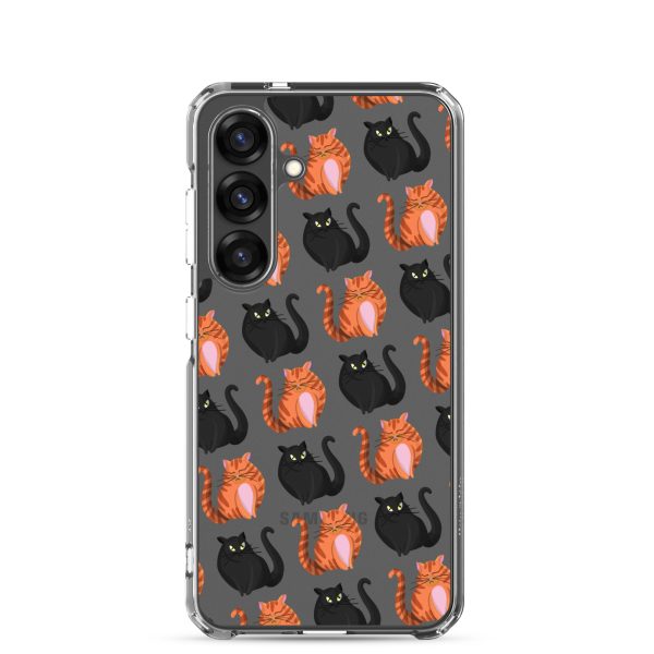 Cute Cat Samsung Clear Case