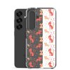 Cat Silhouettes Seamless Samsung Clear Case