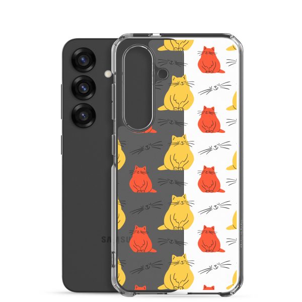 clear-case-for-samsung-samsung-galaxy-s25-case-with-phone-6a1e7c8ddb21a.jpg Abstract Colorful Cats Samsung Clear Case