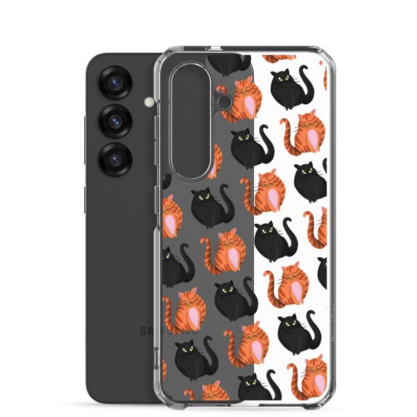 Cute Cat Samsung Clear Case