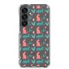 Cat Silhouettes Samsung Clear Case