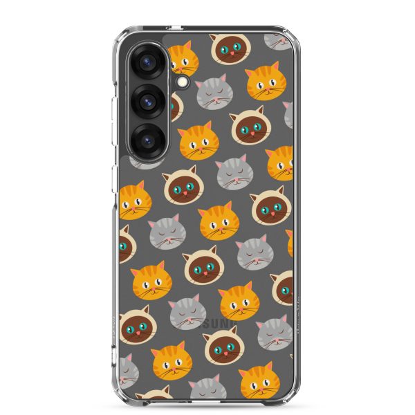 Cute Cats Samsung Clear Case