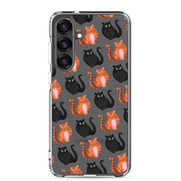 Cute Cat Samsung Clear Case