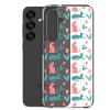 Cat Silhouettes Samsung Clear Case