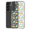 Cat Cute Colorful Samsung Clear Case