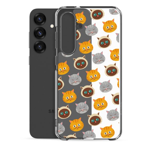 Cute Cats Samsung Clear Case