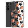 Cute Cat Samsung Clear Case