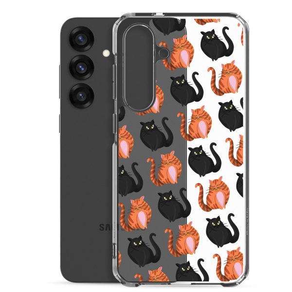 Cute Cat Samsung Clear Case