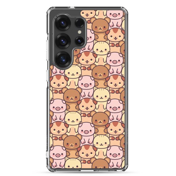 Kawaii Animals Samsung Clear Case