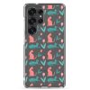 Cat Silhouettes Samsung Clear Case