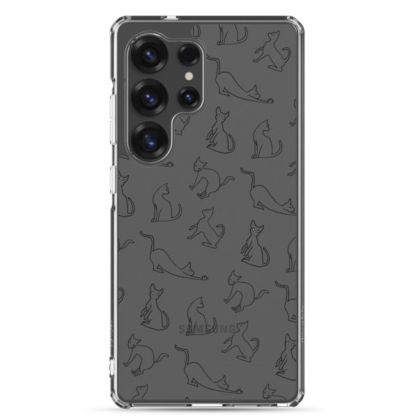 clear-case-for-samsung-samsung-galaxy-s25-ultra-case-on-phone-6a1e7a85c2cff.jpg Cat Outline Samsung Clear Case