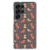 Cat Silhouettes Seamless Samsung Clear Case