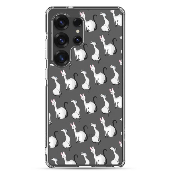 Classy Cats Samsung Clear Case