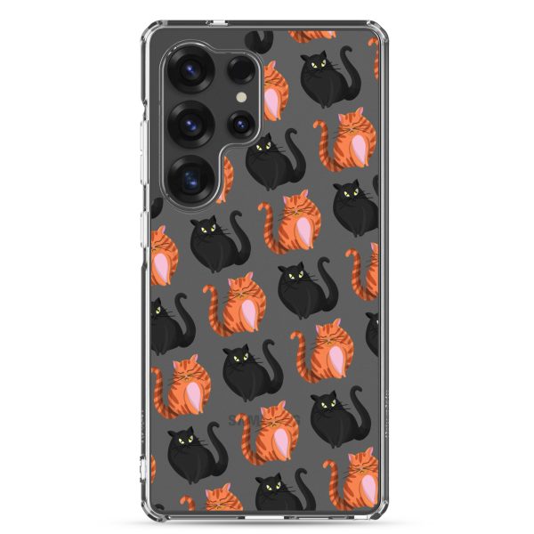 Cute Cat Samsung Clear Case