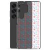 Cats and Flowers Doodle Samsung Clear Case