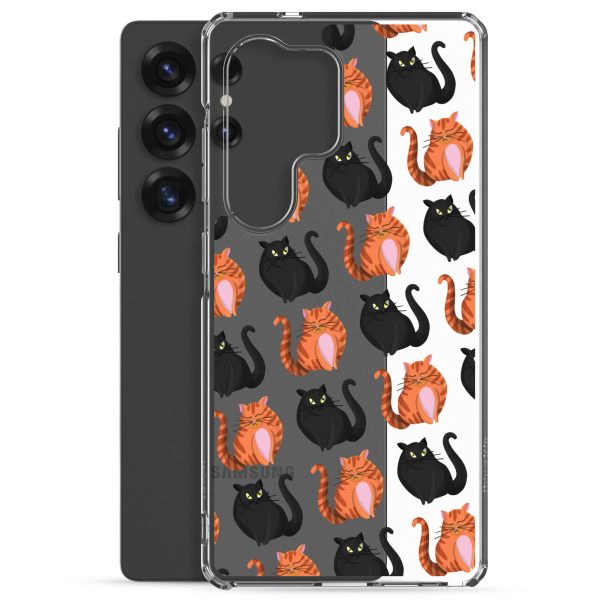 Cute Cat Samsung Clear Case