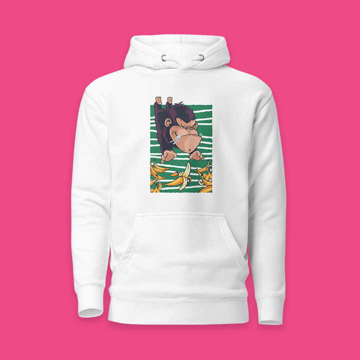 Angry Gorilla Baseball Hoodie