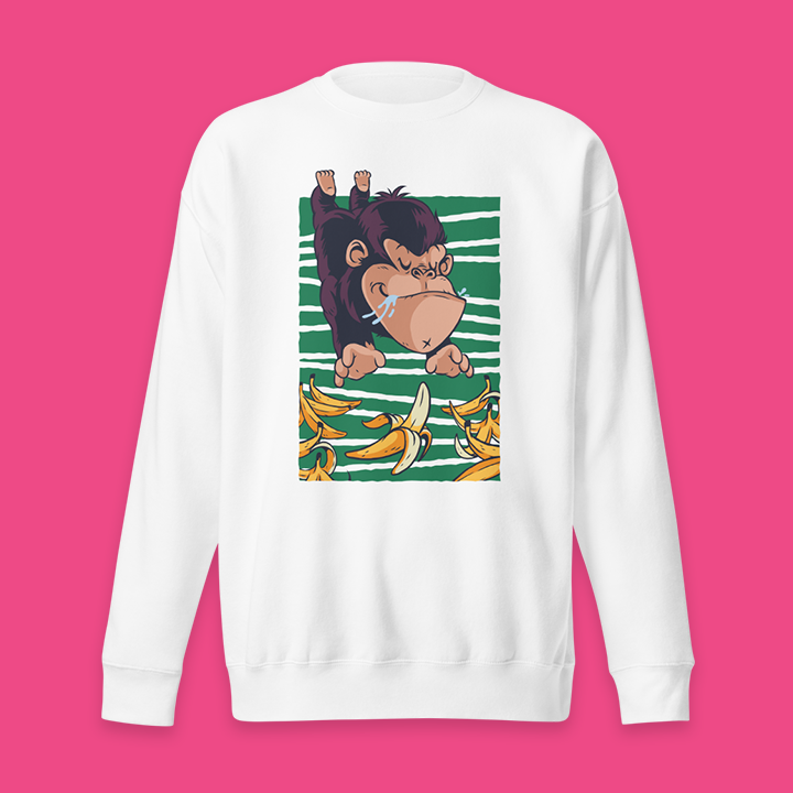 Angry Gorilla Baseball Sweatshirt