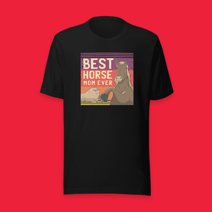 Abstract Horse T-Shirt