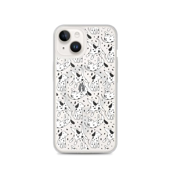 magsafe-clear-case-for-iphone-iphone-14-front-6a1d73acb317e.jpg Dalmatian Dog iPhone MagSafe Clear Case