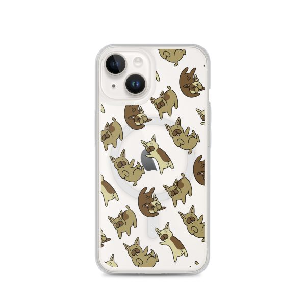 French Bulldog iPhone MagSafe Clear Case