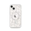 Cat Outline iPhone MagSafe Clear Case