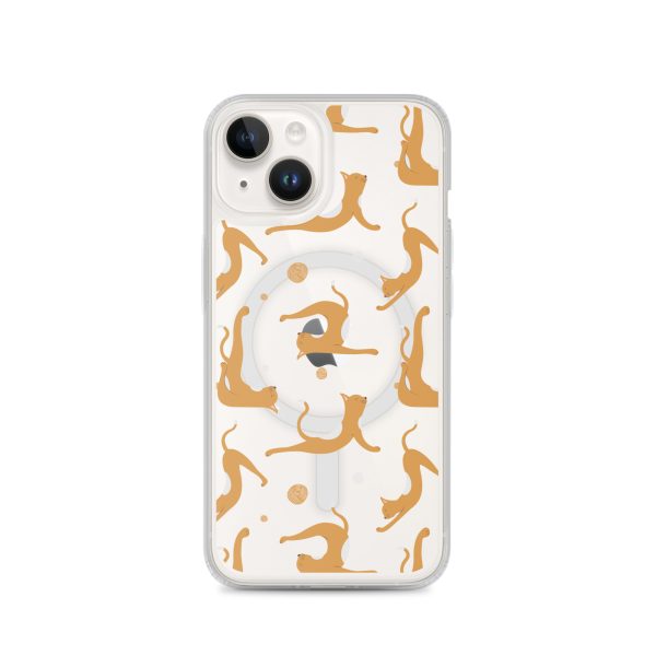 magsafe-clear-case-for-iphone-iphone-14-front-6a1d7840f3ef7.jpg Cats and Wool iPhone MagSafe Clear Case