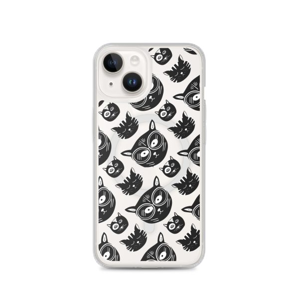 Funky Cats iPhone MagSafe Clear Case