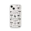 Cartoonish Cat iPhone MagSafe Clear Case