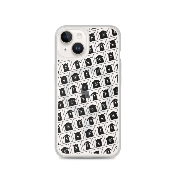 magsafe-clear-case-for-iphone-iphone-14-front-6a1db12c9ec7b.jpg Black Dogs iPhone MagSafe Clear Case