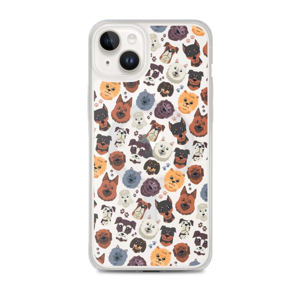 magsafe-clear-case-for-iphone-iphone-14-plus-front-6a1d740007dd5.jpg Dog Heads iPhone MagSafe Clear Case