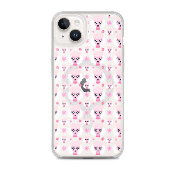 magsafe-clear-case-for-iphone-iphone-14-plus-front-6a1d74a170c16.jpg Pink Poodle iPhone MagSafe Clear Case