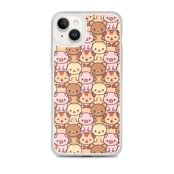 Kawaii Animals iPhone MagSafe Clear Case