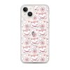 Cat Flowers and Hearts iPhone MagSafe Clear Case