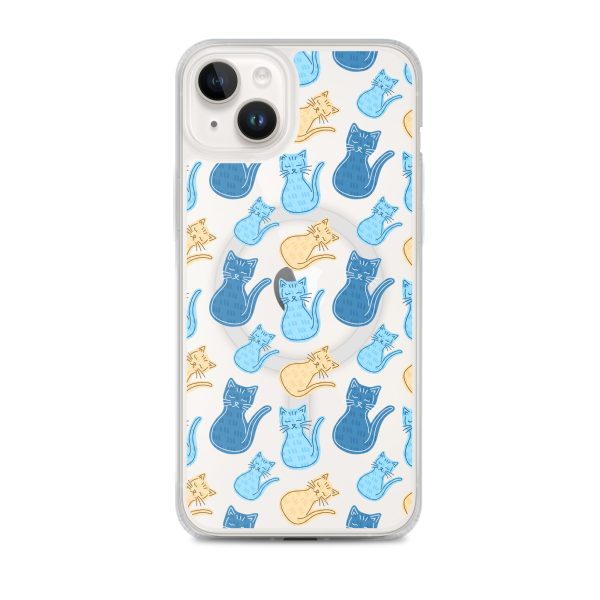 magsafe-clear-case-for-iphone-iphone-14-plus-front-6a1d77fdb9834.jpg Cat Cartoon iPhone MagSafe Clear Case