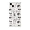 Cartoonish Cat iPhone MagSafe Clear Case