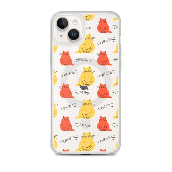 magsafe-clear-case-for-iphone-iphone-14-plus-front-6a1d7fcf58c08.jpg Abstract Colorful Cats iPhone MagSafe Clear Case